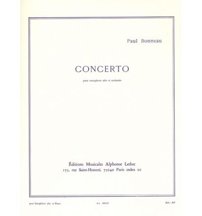 Concerto (Red. Sax & piano)