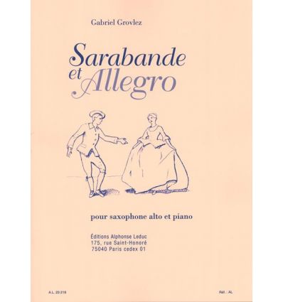 Sarabande et allegro (sax alto & piano)