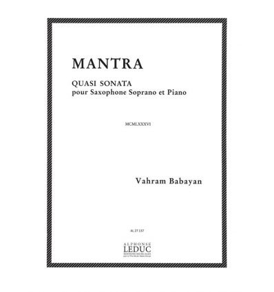 Mantra quasi sonata (Sax sop & piano)