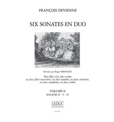 6 sonates en duo. Vol.2 : 3-6 (2 cl. Ou 2 sax) Ori...