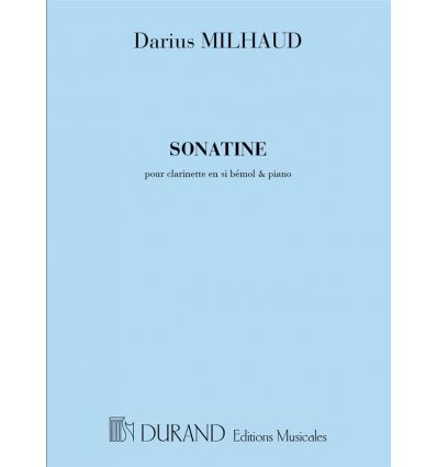 Sonatine (clarinette et piano) ed. Durand