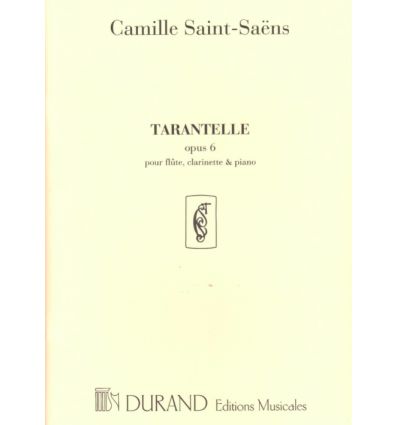 Tarentelle op.6 pour fl, Cl en la & piano. Ed. Ori...