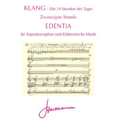 Edentia for soprano saxophone and electronic music...