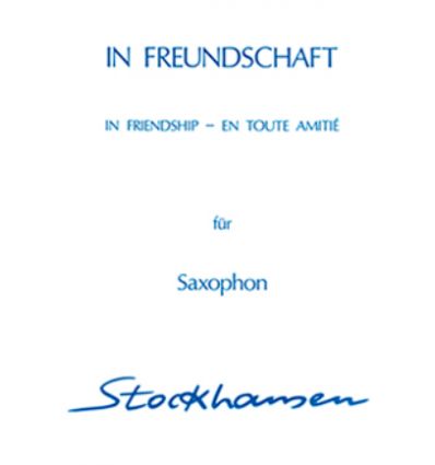 In Freundschaft :version für saxophon (soprano) We...