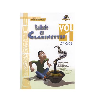 Ballade en clarinettes 2e cycle vol.1 +CD. latin j...