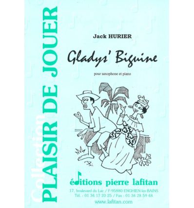 Glady's Biguine (sax alto ou tén et piano) CMF 201...