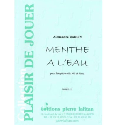 Menthe à l'eau (version sax alto & pno) CMF 2011: ...