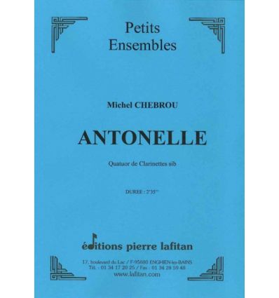 Antonelle (version 4 cl.sib ou 3 sib & cl. basse) ...