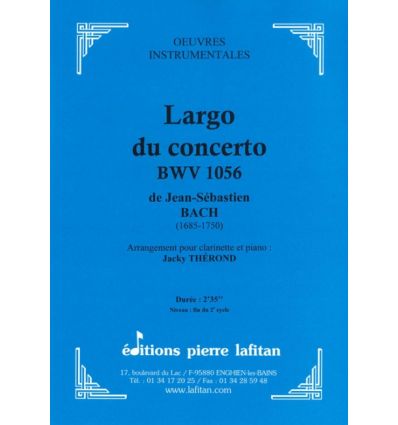 Largo du concerto BWV 1056
