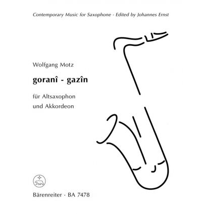 Gorani-gazin (sax alto & accordéon) (1994) partiti...