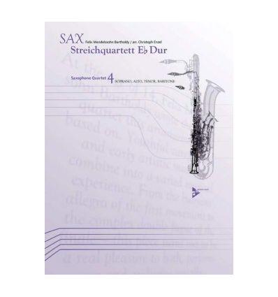 Streichquartett Eb-Dur (transcr. 4 sax SATB) Score...