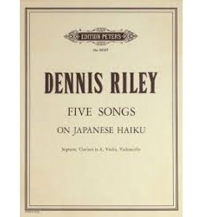 Songs on japanese Haiku Nr. 1-5 (1963) für Sopran,...