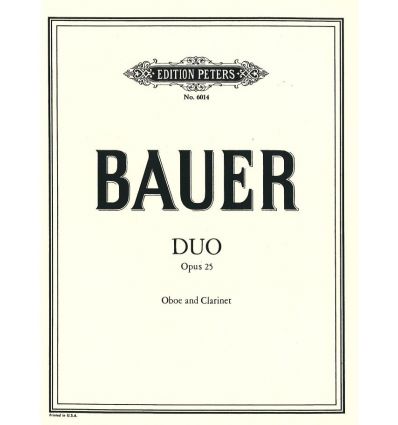 Duos op.25 (hb & cl = oboe and clarinet)