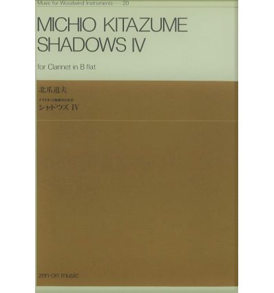 Shadows IV (Cl. Solo) Pièce contemporaine japonais...