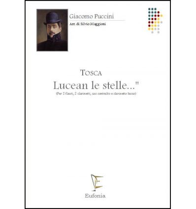 Tosca, Lucean le stelle (2 fl, 2 cl, sax alto, cla...
