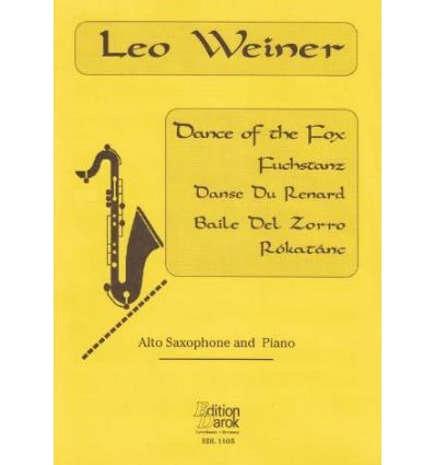 Dance of the fox= Fuchstanz (alto sax & piano)