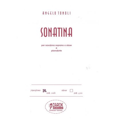 Sonatina (Sop sax. & piano) An impressionistic com...