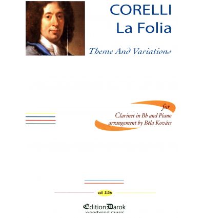 La Folia "Theme and Variations" (clarinet and pian...