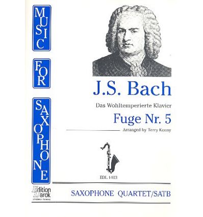 Fuge nr.5 (Sax. Quartet) (Wohltemperierte klavier)...