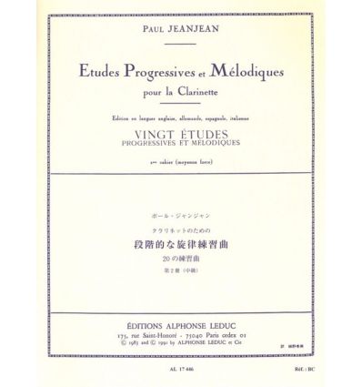 Vingt études progressives et mélodiques Vol.2