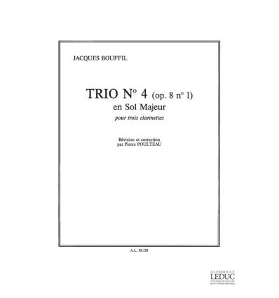 Trio n°4 op.8 n°1 en sol maj (3 cl.)