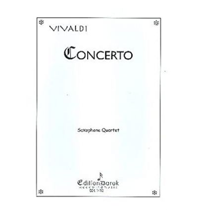 Concerto in Fa minore (arr. 4 sax SATB)