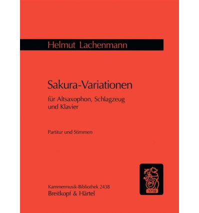 Sakura-Variationen (2011-11, publ.2013) sax, percu...