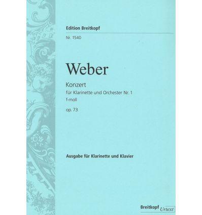 Concerto n°1 (Red. Cl & piano, Ed. Breitkopf, Urte...