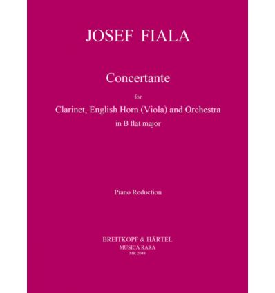 Concertante in Bb (cl, cor angl./alto, piano). orc...