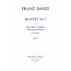 Quintet in d maj op.54/2 (Fl hb cl bn piano)