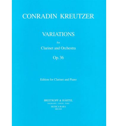 Variations op.36 (clarinet and piano)