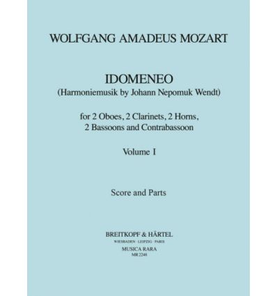 Idomeneo K.366, vol.1: wind nonet (2 ob, 2 cl, 2 h...