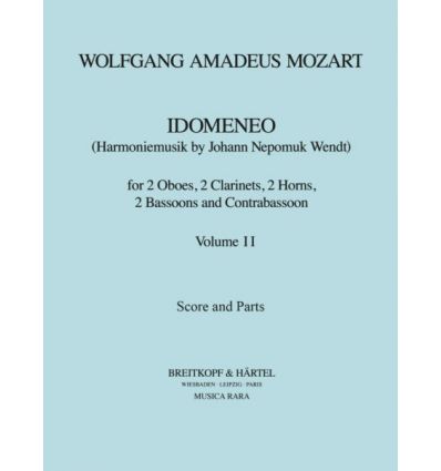 Idomeneo K. 366, vol.2: wind nonet (2 ob, 2 cl, 2 ...
