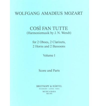 Cosi Fan Tutte vol.1 (8 winds: 2 ob, 2 cl, 2 hns, ...