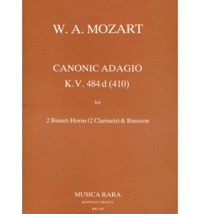 Adagio canonic K.484d (410) 2 cors de b./2 cl & bn...