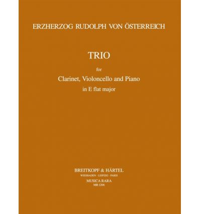 Trio (Cl vc piano) par Rodolphe, Archiduc d'Autric...