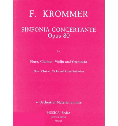 Sinfonie concertante op.80 (Fl, Cl, Vn, Pno)