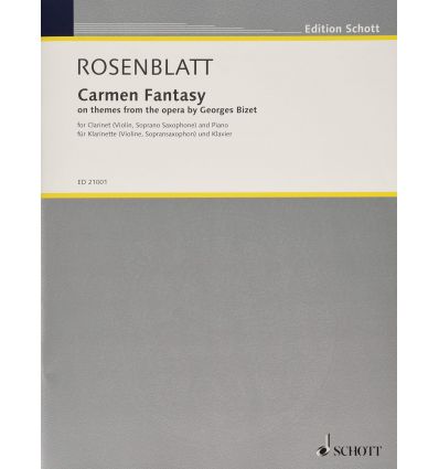 Carmen Fantasy. clarinet (or soprano sax) and pian...