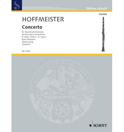 Clarinet concerto in B flat (réd. clarinet and pia...