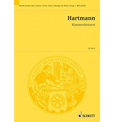 Kammerkonzert (1935): study score (material: on hi...