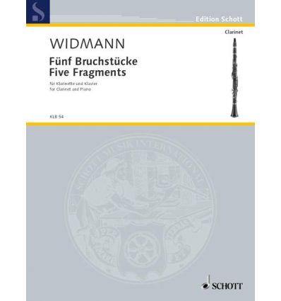 Fünf Bruchstücke = Five Fragments for clarinet (in...