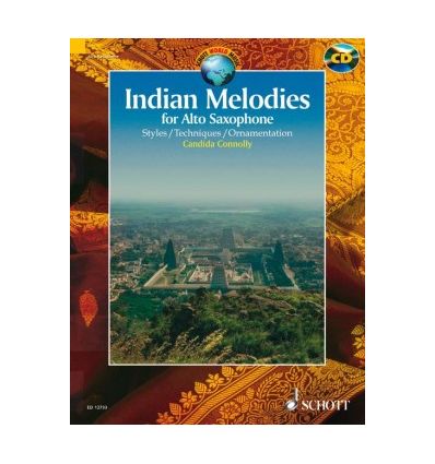 Indian melodies for alto sax (+CD performed by Kad...