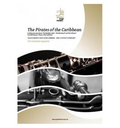 The Pirates of The Caribbean, 4 clar.(3 Bb or AltoEb subst....