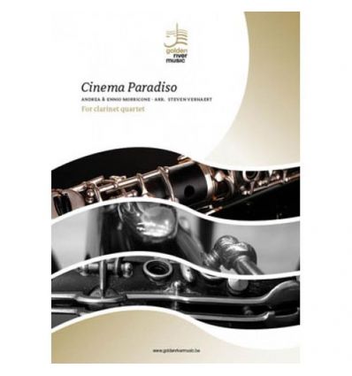Cinema Paradiso,4 clar.(2 Bb,AltoEb,Bass) 5mn10