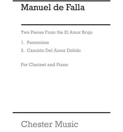 2 pieces de l'amour sorcier (Amor brujo) Cl & pian...