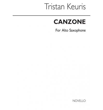 Canzone (version for alto sax solo) order on deman...