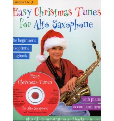 Easy Christmas Tunes for alto sax & piano+CD accom...