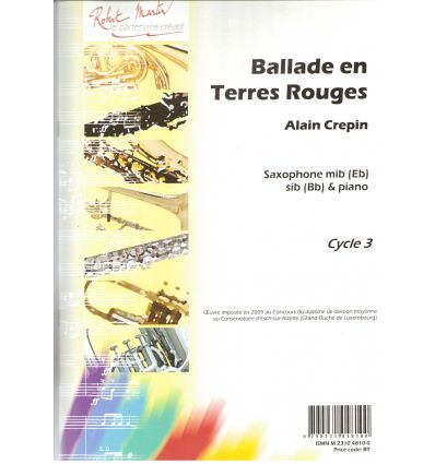 Ballade en Terres Rouges (sax & piano) CMF 2011 Mi...