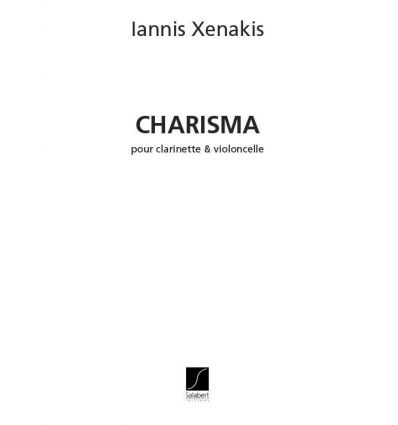 Charisma (Clarinette et violoncelle) Score from Durand - Vandoren sheet ...