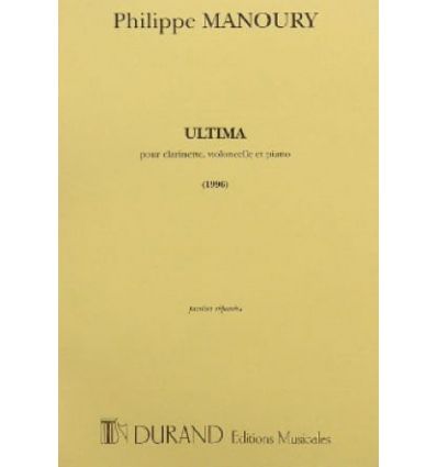 Ultima (cl, vc & piano)